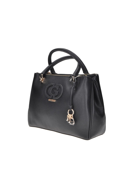 BG953606 GUESS Borsa A Mano Celebra In Ecopelle Con Chiusura A Cerniera E Bottone Con Tracolla 27x22x13 Cm