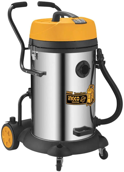Bidone aspiratutto inox 75lt-2400w ingco Aspiraceneri e Polveri INGCO   