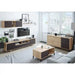 Credenza in Rovere Ossido con 2 Ante e 3 Cassetti Buffet e credenze FORES   