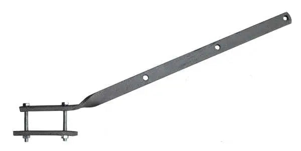 Ferro stendibiancheria da balcone cm.60 in acciaio con tre fori per filo, supporto resistente per stendini da esterno Hobby Shop Solution