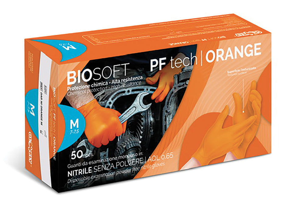 Guanti nitrile Orange (pz.50) diverse misure  Hobby Shop Solution   