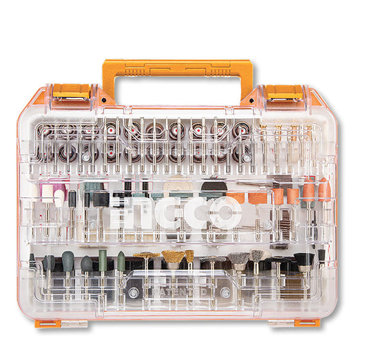 Set 410 pezzi accessori per mini trapano Ingco  Hobby Shop Solution   
