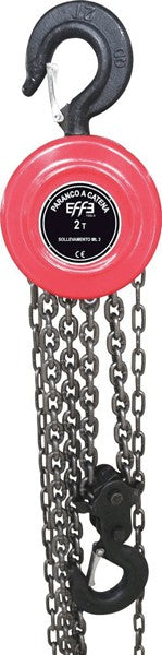 PARANCO A CATENA EFFE 1TON X 3M Paranchi, gru e carrelli HOBBYSHOP   