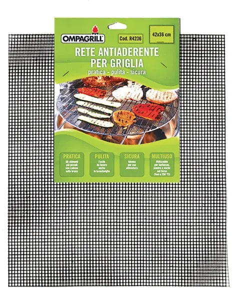 Rete Antiaderente 42x36 per Griglie e Piastre RETE ANTIADERENTE OMPAGRILL   