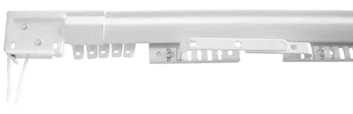 Scorritenda Easy cm.168-300 estensibile in acciaio verniciato bianco con supporti regolabili e tendicorda incluso. Accessorio per tende Eurogross.