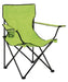 Sedia pieghevole umbrella verde per esterni con struttura in acciaio e porta bibita integrato, ideale per campeggio e spiaggia.