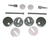 Set ricambi cerniera inox (zero) Arredo Bagno e Accessori D.M.C   