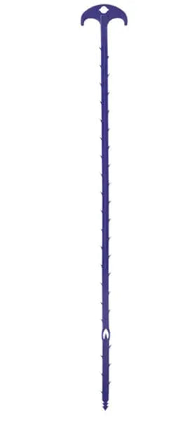 Stura lavandino in plastica PP lungo 57 cm con denti laterali per agganciare e rimuovere facilmente ostruzioni nei tubi di scarico.