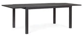 Tavolo alluminio allungabile hilde 160-240x90h diversi colori Tavoli da giardino ANDREA BIZZOTTO ANTRACITE  