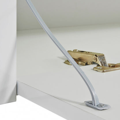 Porta TV con 2 ante + anta ribalta in finitura bianco lucido - DAIQUIRI Porta tv Italy Web forniture   