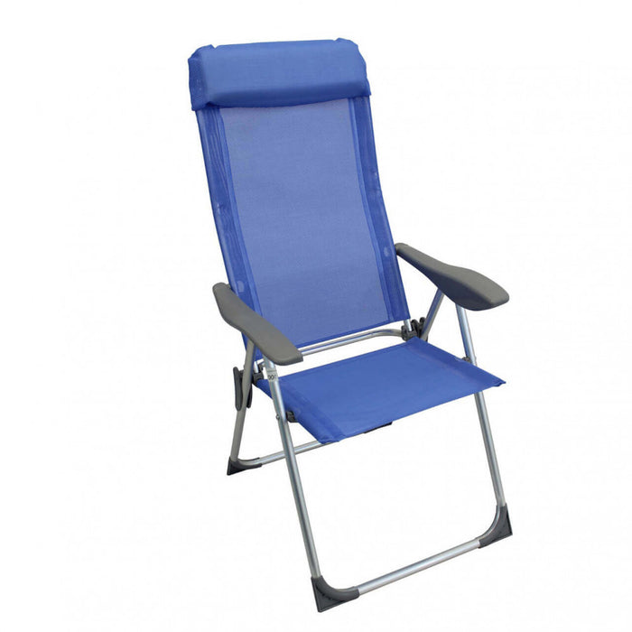 Sdraio mare  Giulia Blu, Alluminio Spiaggine Hobby Shop Solution   